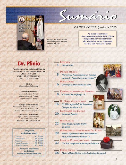 Revista Dr Plinio 262