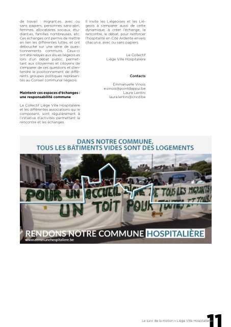 Diversités magazine : Liège Ville hospitalière. Hors-série n°2