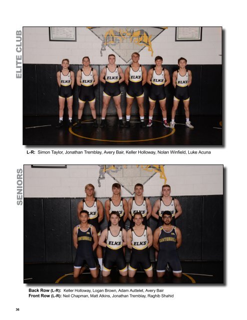 2019-2020 Centerville Athletics Winter Sports Program