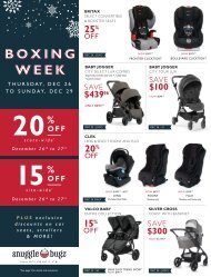 Snuggle Bugz Boxing Week Deals