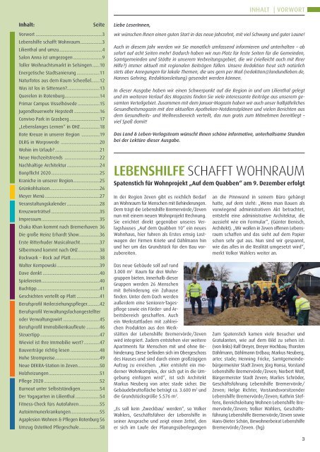 Land & Leben Ausgabe Januar 2020