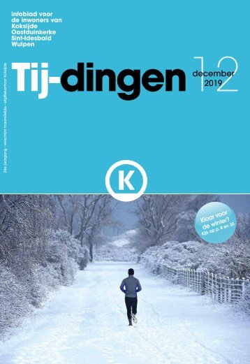 Infoblad Tij-dingen, editie december 2019