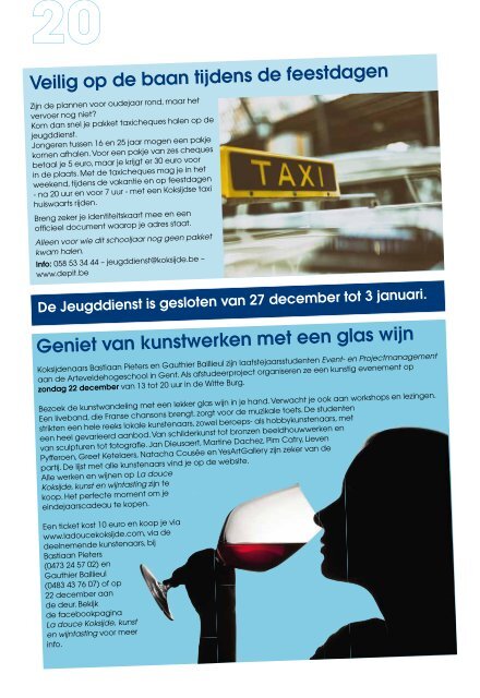 Infoblad Tij-dingen, editie december 2019