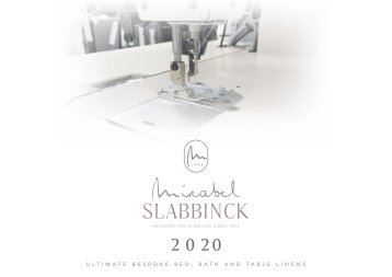 Mirabel Slabbinck Technical folder 2020