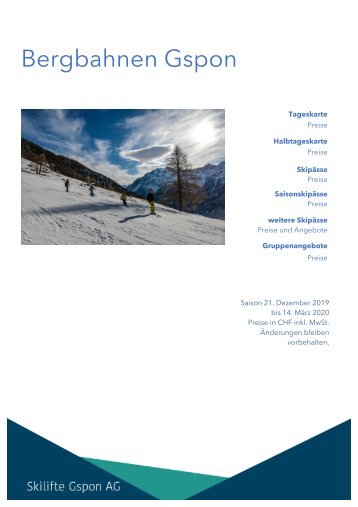 Preise Skilifte Gspon AG_2019_2020_2
