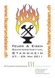 Flyer Schmiedefestival