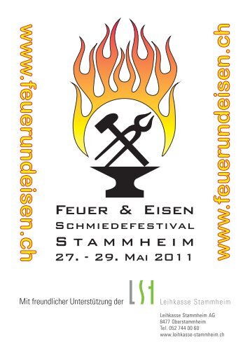 Flyer Schmiedefestival