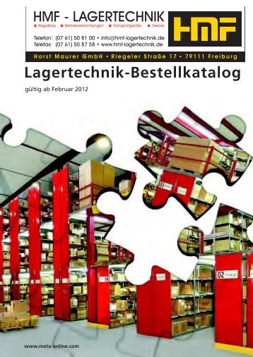 Lagertechnik-Bestellkatalog - META REGALE