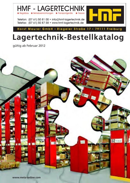 Lagertechnik-Bestellkatalog - META REGALE