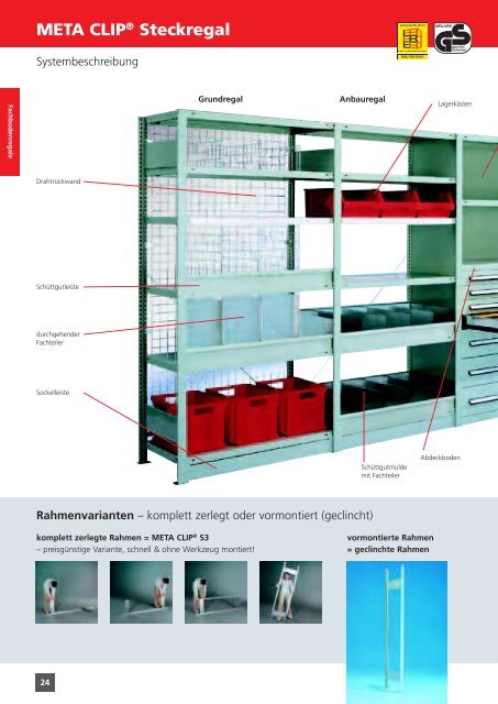 Lagertechnik-Bestellkatalog - META REGALE