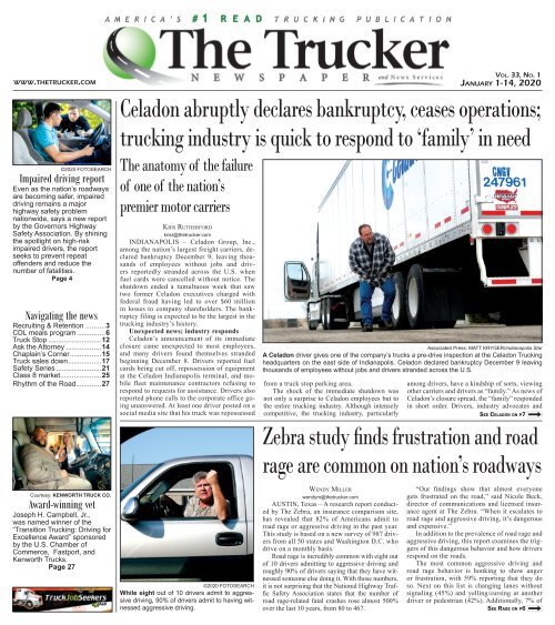 The Trucker Newspaper - January 1, 2020