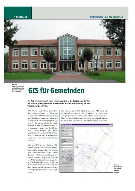 28.9.00 Aufbau GeoWorld 5 - Mettenmeier GmbH