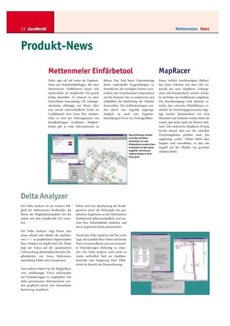 28.9.00 Aufbau GeoWorld 5 - Mettenmeier GmbH