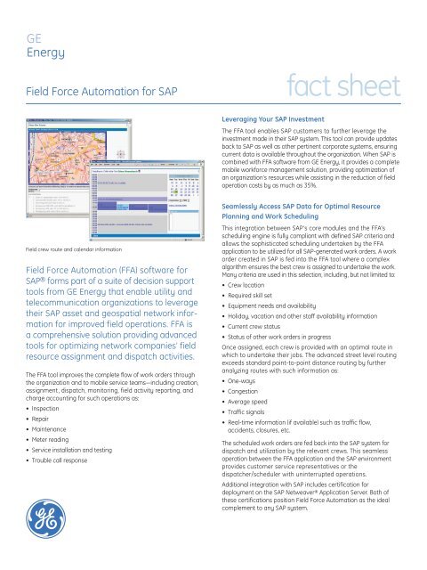 Field Force Automation for SAP