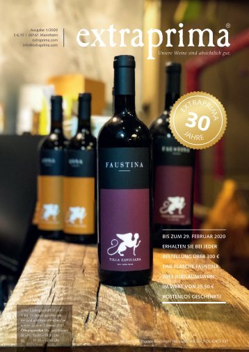 Extraprima 30 Jahre Extraprima Jubiläumsausgabe