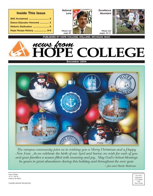 news from - Hope College