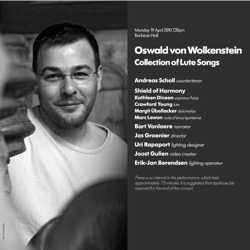 Oswald von Wolkenstein - Barbican