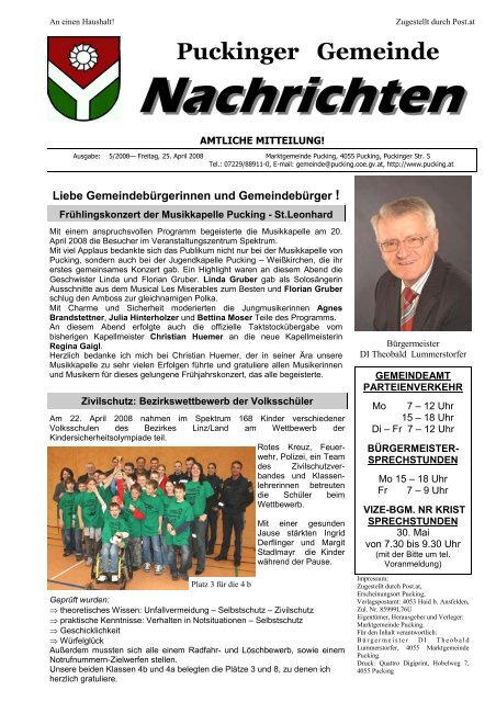 Kostenlose Autowrack- entsorgungsaktion - Gemeinde Pucking