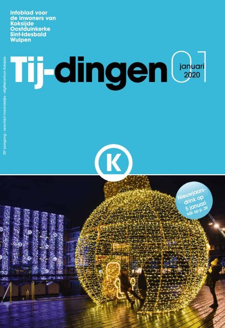 Infoblad Tij-dingen, editie januari 2020