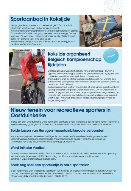 Infoblad Tij-dingen, editie januari 2020