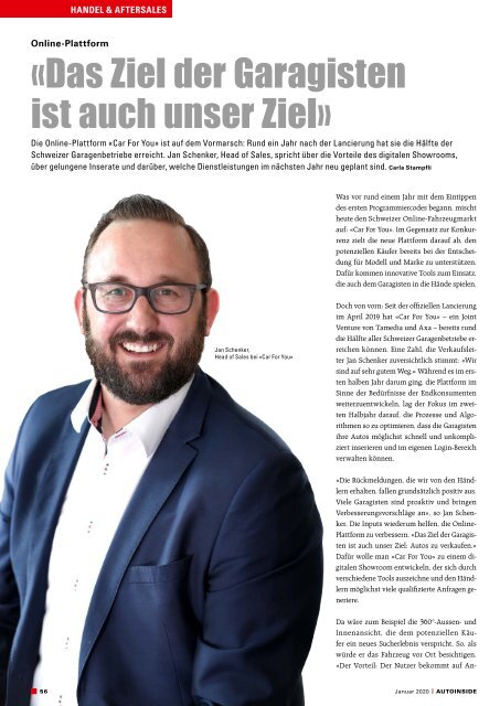 AUTOINSIDE Ausgabe 01 – Januar 2020