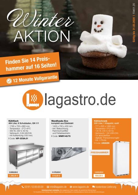 Winteraktion LaGastro.de