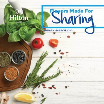 Hilton Manila Flavors Made For Sharing Q1 2020