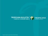 Tropicana Bulletin Issue 53, 2020
