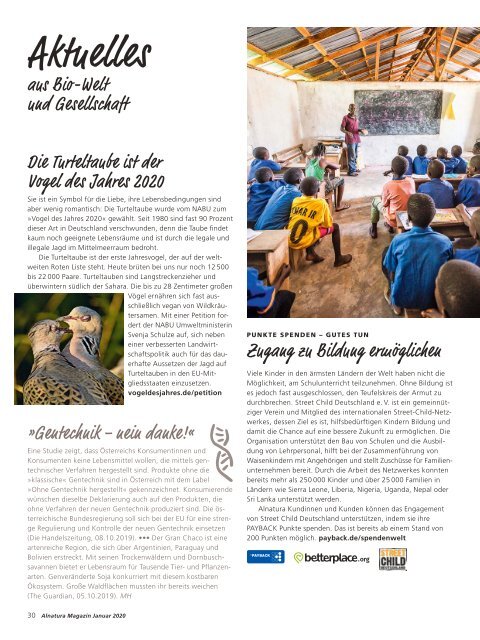 Alnatura Magazin Januar 2020