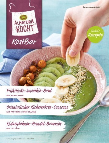 Alnatura Kostbar-Rezeptjournal Sonderausgabe 2020