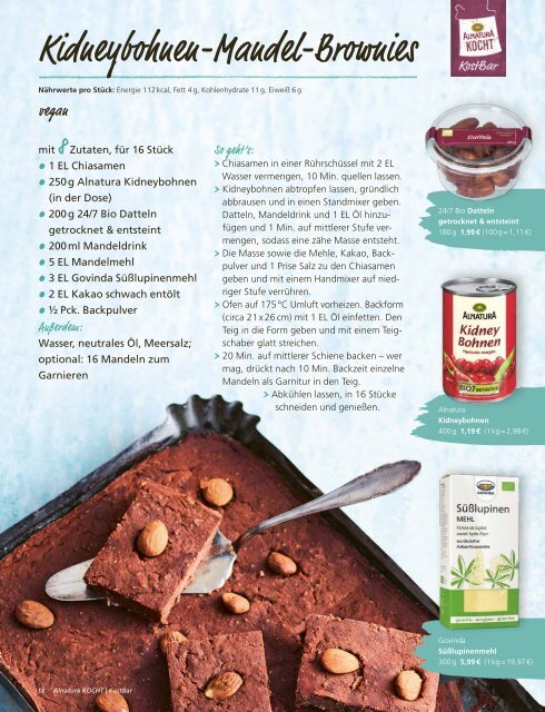 Alnatura Kostbar-Rezeptjournal Sonderausgabe 2020