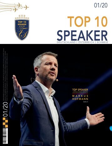 TOP SPEAKER / Beilage im Lufthansa Exclusive Magazin 01/20