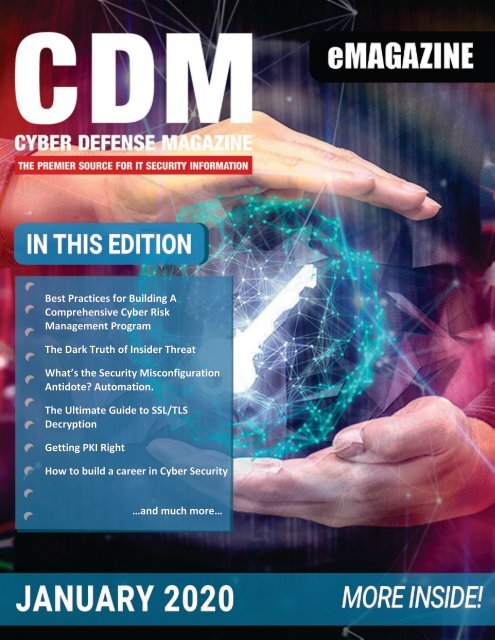 Cyber Defense eMagazine January 2020 Edition