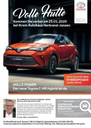 Toyota Volle Hütte 2020 by Herbrand-Jansen