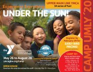 Upper Main Line Summer Camp - 2020