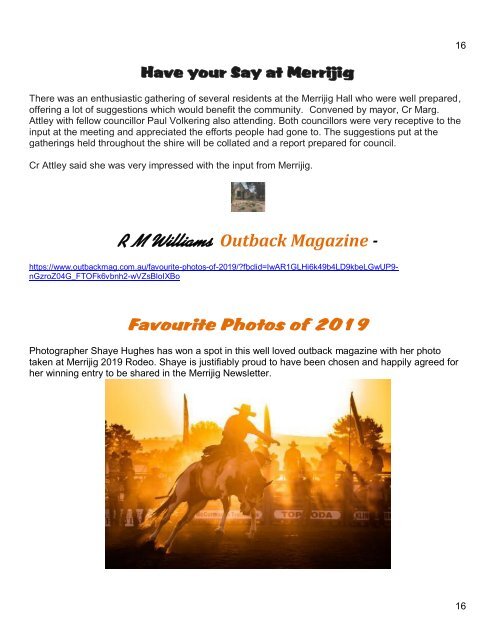 81 .. January 2020 Merrijig community Newsletter E