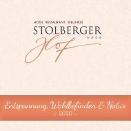Entspannung, Wohlbefinden & Natur im Hotel Stolberger Hof / Harz