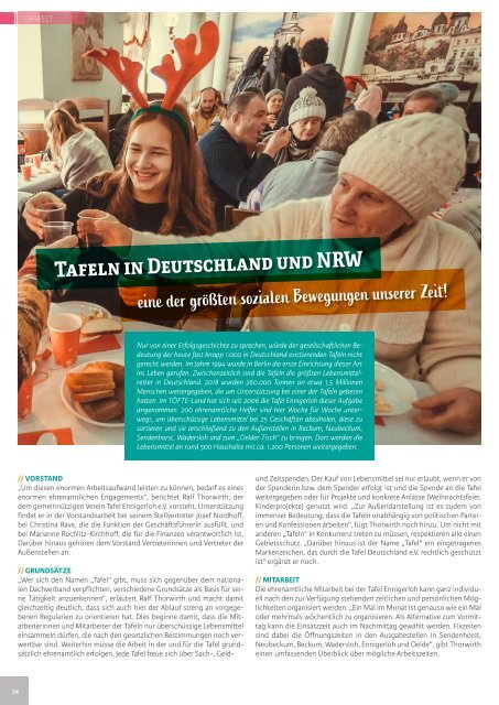 Töfte Regionsmagazin 12/2019 - Wir wünschen einen guten Rutsch!