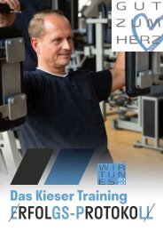 Das Kieser Training ERFOLGS-PROTOKOLL