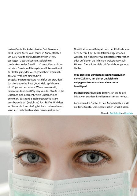 Ein steiniger Weg - Equal Pay & Gender Pay Gap – Das SHE works! Magazin im Januar 2020