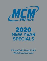 MCM Brands 2020 New Year Specials