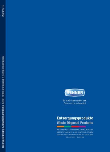 RENNER Katalog (pdf/4.1Mb) - entsorgungstechnik.ch ag