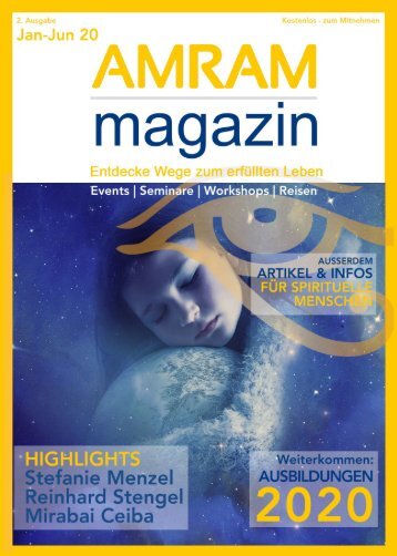 AMRAM-magazin Ausgabe Jan-Juni 2020