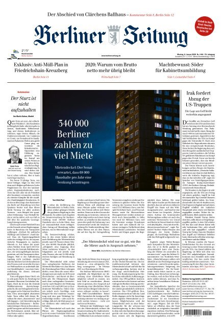 Berliner Zeitung 06 01 2020
