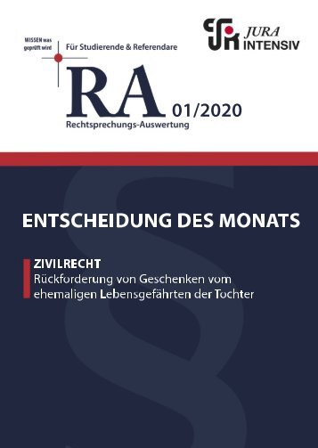 RA 01/2020 - Entscheidung des Monats