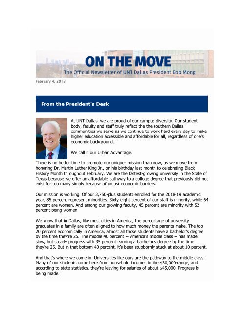 February 2019 - On The Move
