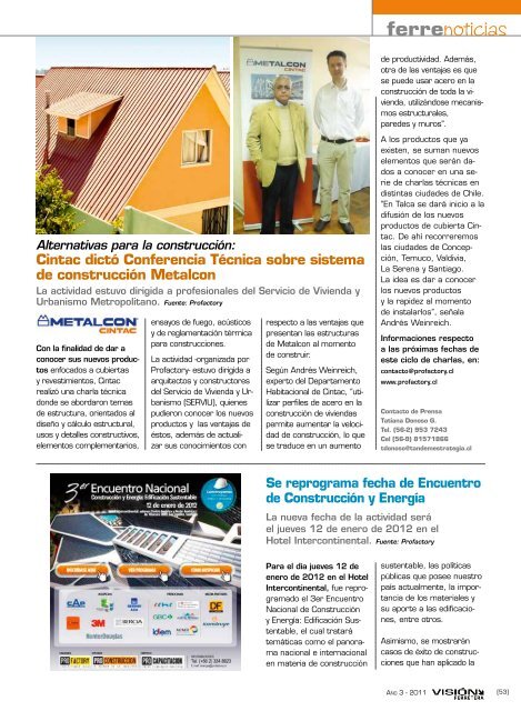 Revista Vision Ferretrea Edic 08