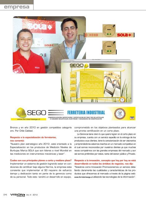 Revista Vision Ferretrea Edic 09