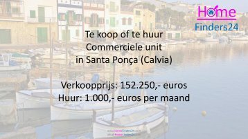 Te koop of te huur een commerciele ruimte in Santa Ponça, Calvia op Mallorca (LOC0008)