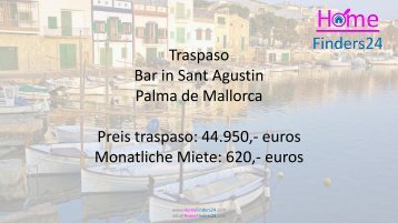 Traspaso einer tollen Bar in Sant Agustin mit lokaler und internationaler Kundschaft  (LOC0010)